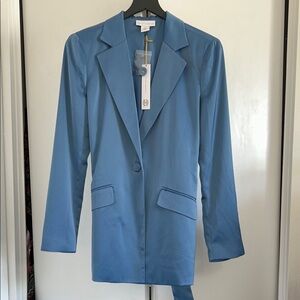 House of Harlow 1960 Blue Blazer Modern Tailored Cut